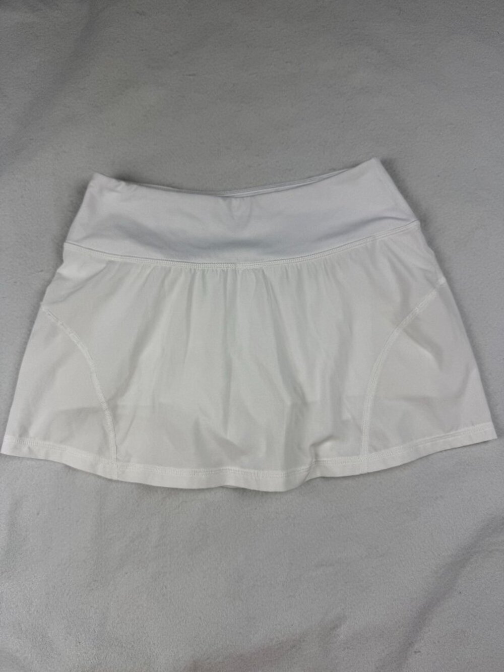 Zella White Soft Ruffle Back Tennis Skort Size XS